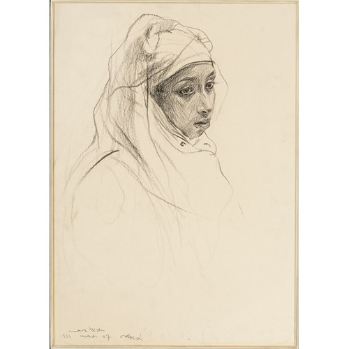 Head of a Moroccan Girl